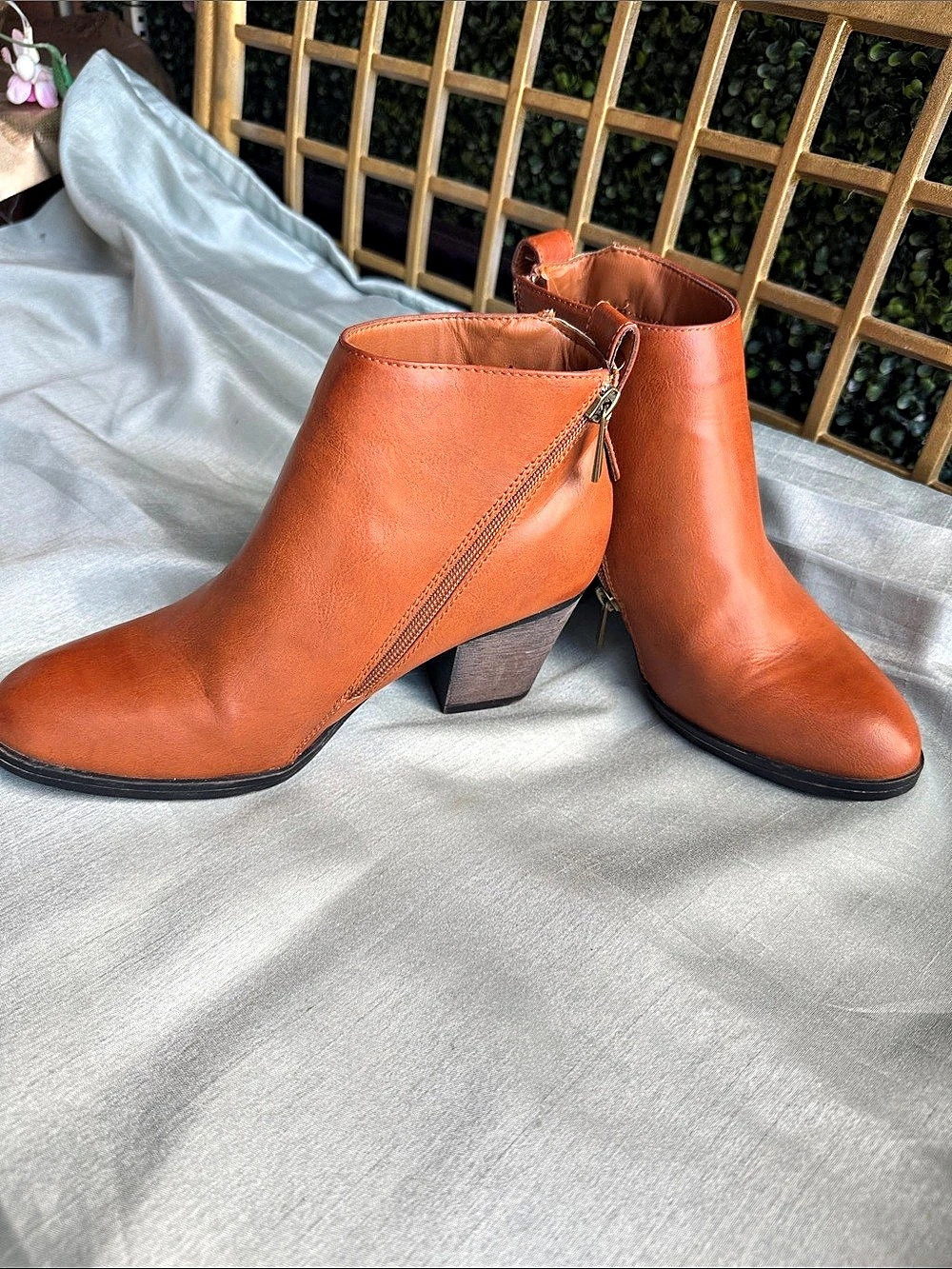 Bamboo Women's Brown Ankle Boots US 7